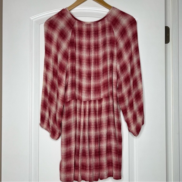 ANTHROPOLOGIE MAEVE Cavalon Pink Plaid Top size large - Picture 10 of 13